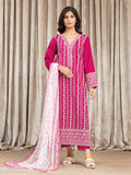 edenrobe Festive Embroidered Cambric Unstitched 3Pc Suit EWU24V2-28620