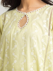 edenrobe Festive Embroidered Cambric Unstitched 3Pc Suit EWU24V2-30144