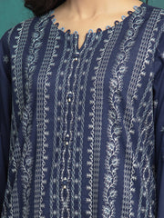 edenrobe Premium Festive Unstitched Cambric 3Pc Suit EWU24V2-31011
