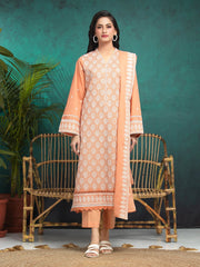edenrobe Premium Festive Unstitched Cambric 3Pc Suit EWU24V2-31013