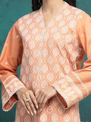 edenrobe Premium Festive Unstitched Cambric 3Pc Suit EWU24V2-31013