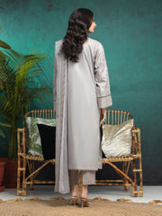 edenrobe Premium Festive Unstitched Cambric 3Pc Suit EWU24V2-31014