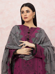 edenrobe Festive Embroidered Jacquard Unstitched 3Pc Suit EWU24V3-26620