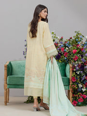 edenrobe Festive Embroidered Jacquard Unstitched 3Pc Suit EWU24V3-26732
