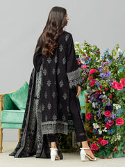edenrobe Festive Embroidered Jacquard Unstitched 3Pc Suit EWU24V3-26750