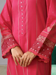 edenrobe Festive Embroidered Jacquard Unstitched 3Pc Suit EWU24V3-26752