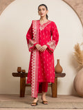 edenrobe Festive Embroidered Jacquard Unstitched 3Pc Suit EWU24V3-30052