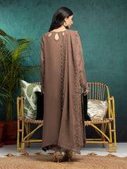 edenrobe Premium Festive Unstitched Chiffon 3Pc Suit EWU24V5-30325
