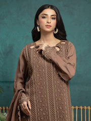 edenrobe Premium Festive Unstitched Chiffon 3Pc Suit EWU24V5-30325
