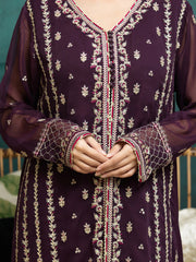edenrobe Premium Festive Unstitched Chiffon 3Pc Suit EWU24V5-30328