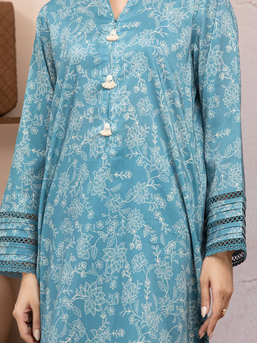 edenrobe Allure Lawn Unstitched Printed 3Pc Suit EWU5A1-35000