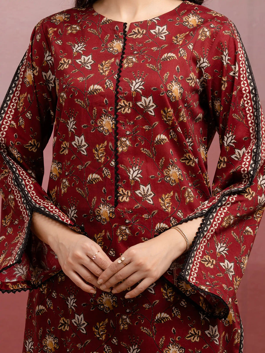 edenrobe Allure Lawn Unstitched Printed 3Pc Suit EWU5A1-35004