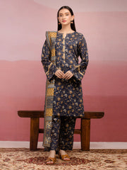 edenrobe Allure Lawn Unstitched Printed 3Pc Suit EWU5A1-35005
