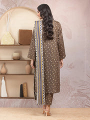 edenrobe Allure Lawn Unstitched Printed 3Pc Suit EWU5A1-35012