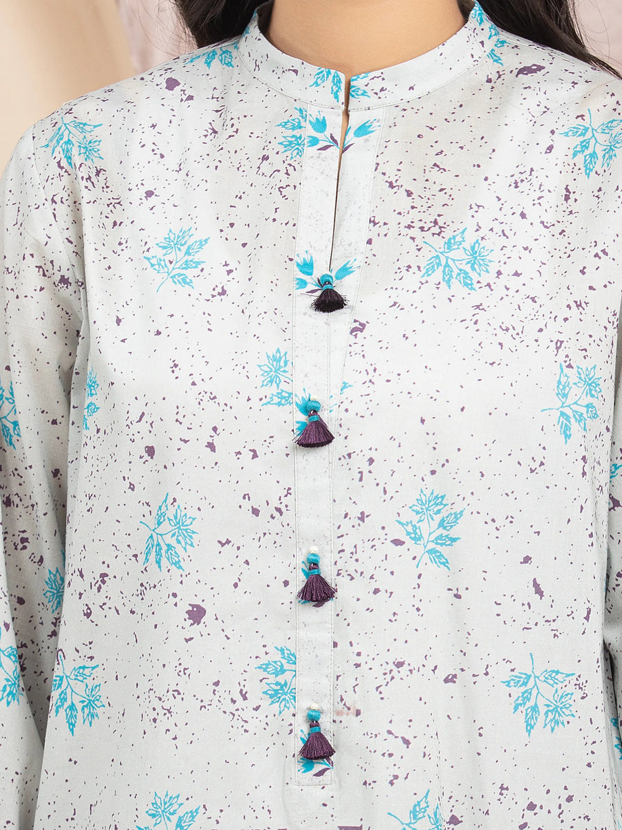 edenrobe Allure Lawn Unstitched Printed 3Pc Suit EWU5A1-35017