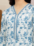 edenrobe Allure Lawn Unstitched Printed 3Pc Suit EWU5A1-35019
