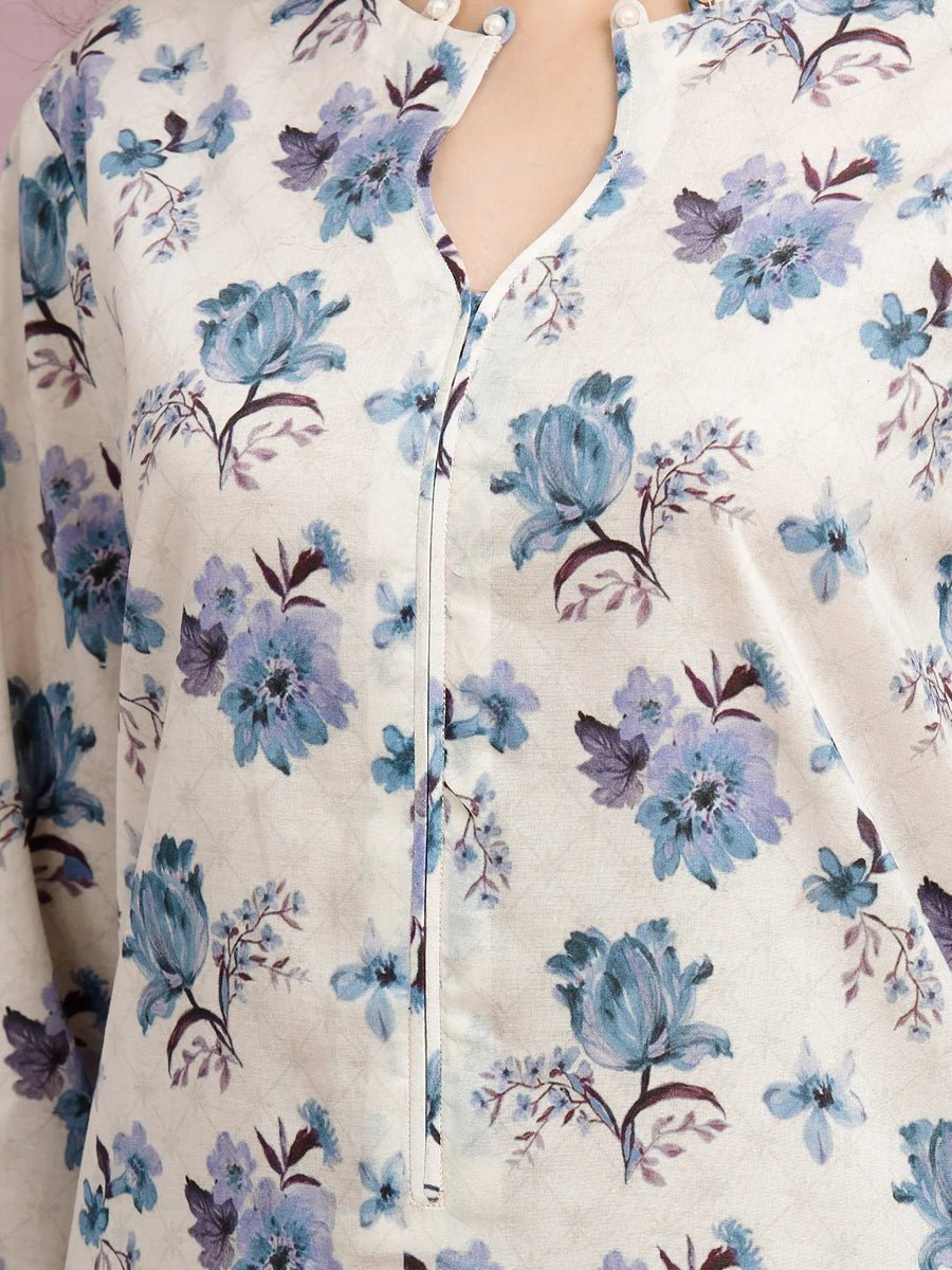 edenrobe Allure Lawn Unstitched Printed 3Pc Suit EWU5A1-35022