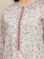 edenrobe Allure Lawn Unstitched Printed 3Pc Suit EWU5A1-35029