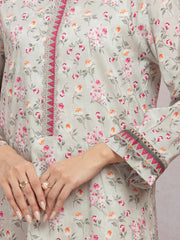 edenrobe Allure Lawn Unstitched Printed 3Pc Suit EWU5A1-35029