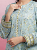 edenrobe Allure Lawn Unstitched Printed 3Pc Suit EWU5A1-35030