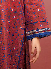 edenrobe Allure Lawn Unstitched Printed 3Pc Suit EWU5A1-35032