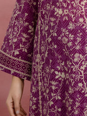 edenrobe Allure Lawn Unstitched Printed 3Pc Suit EWU5A1-35035