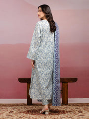 edenrobe Allure Lawn Unstitched Printed 3Pc Suit EWU5A1-35039
