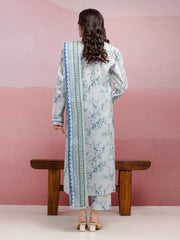edenrobe Allure Lawn Unstitched Printed 3Pc Suit EWU5A1-35040