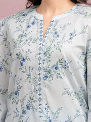 edenrobe Allure Lawn Unstitched Printed 3Pc Suit EWU5A1-35040