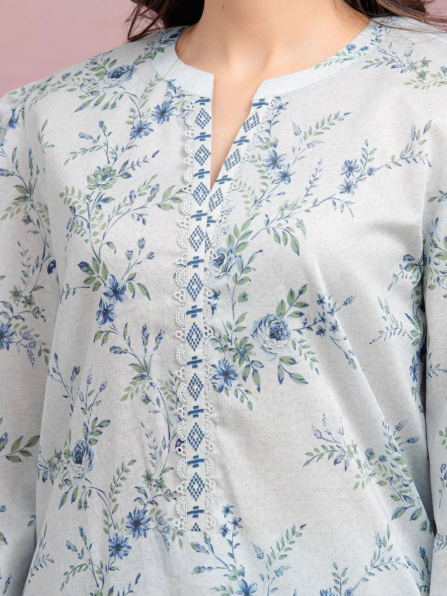 edenrobe Allure Lawn Unstitched Printed 3Pc Suit EWU5A1-35040