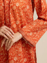 edenrobe Allure Lawn Unstitched Printed 3Pc Suit EWU5A1-35041