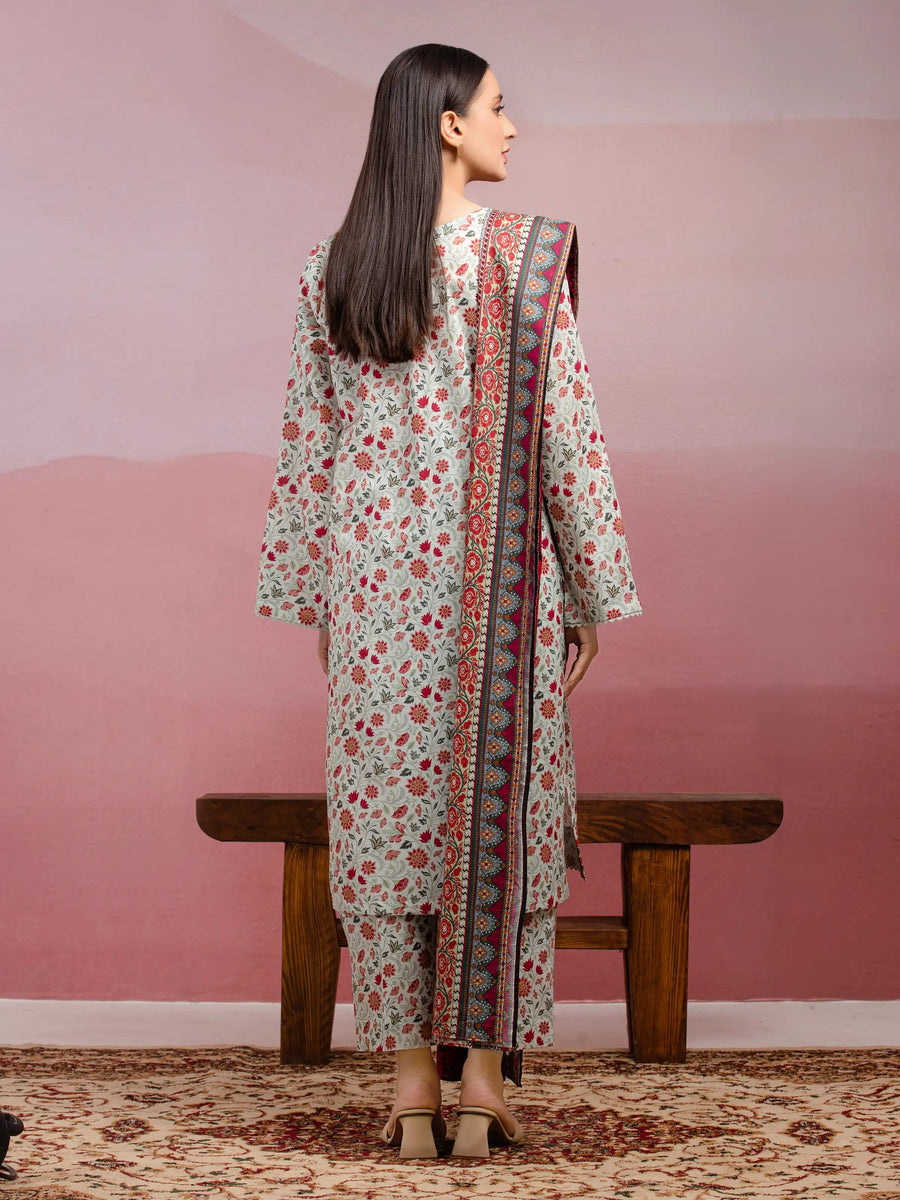 edenrobe Allure Lawn Unstitched Printed 3Pc Suit EWU5A1-35045