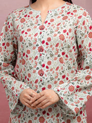 edenrobe Allure Lawn Unstitched Printed 3Pc Suit EWU5A1-35045