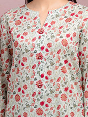 edenrobe Allure Lawn Unstitched Printed 3Pc Suit EWU5A1-35045