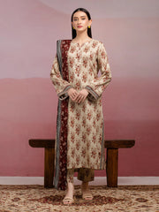 edenrobe Allure Lawn Unstitched Printed 3Pc Suit EWU5A1-35047