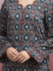 edenrobe Allure Lawn Unstitched Printed 3Pc Suit EWU5A1-35052