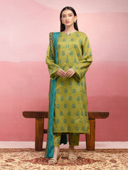 edenrobe Allure Lawn Unstitched Printed 3Pc Suit EWU5A1-35053