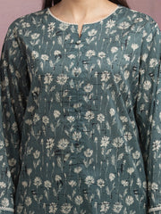 edenrobe Allure Lawn Unstitched Printed 3Pc Suit EWU5A1-35054