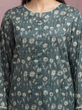 edenrobe Allure Lawn Unstitched Printed 3Pc Suit EWU5A1-35054