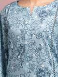 edenrobe Allure Lawn Unstitched Printed 3Pc Suit EWU5A1-35055