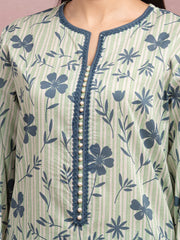 edenrobe Allure Lawn Unstitched Printed 3Pc Suit EWU5A1-35057