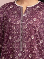 edenrobe Allure Lawn Unstitched Printed 3Pc Suit EWU5A1-35059