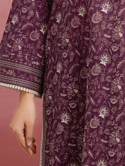 edenrobe Allure Lawn Unstitched Printed 3Pc Suit EWU5A1-35059