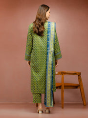 edenrobe Allure Lawn Unstitched Printed 3Pc Suit EWU5A1-35061