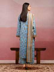 edenrobe Allure Lawn Unstitched Printed 3Pc Suit EWU5A1-35062