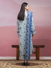 edenrobe Allure Lawn Unstitched Printed 3Pc Suit EWU5A1-35063