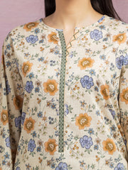 edenrobe Allure Lawn Unstitched Printed 3Pc Suit EWU5A1-35066