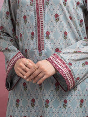 edenrobe Allure Lawn Unstitched Printed 3Pc Suit EWU5A1-35068