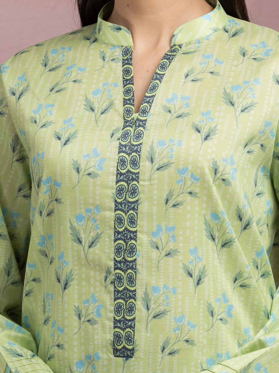 edenrobe Allure Lawn Unstitched Printed 3Pc Suit EWU5A1-35070