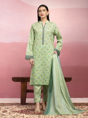 edenrobe Allure Lawn Unstitched Printed 3Pc Suit EWU5A1-35070